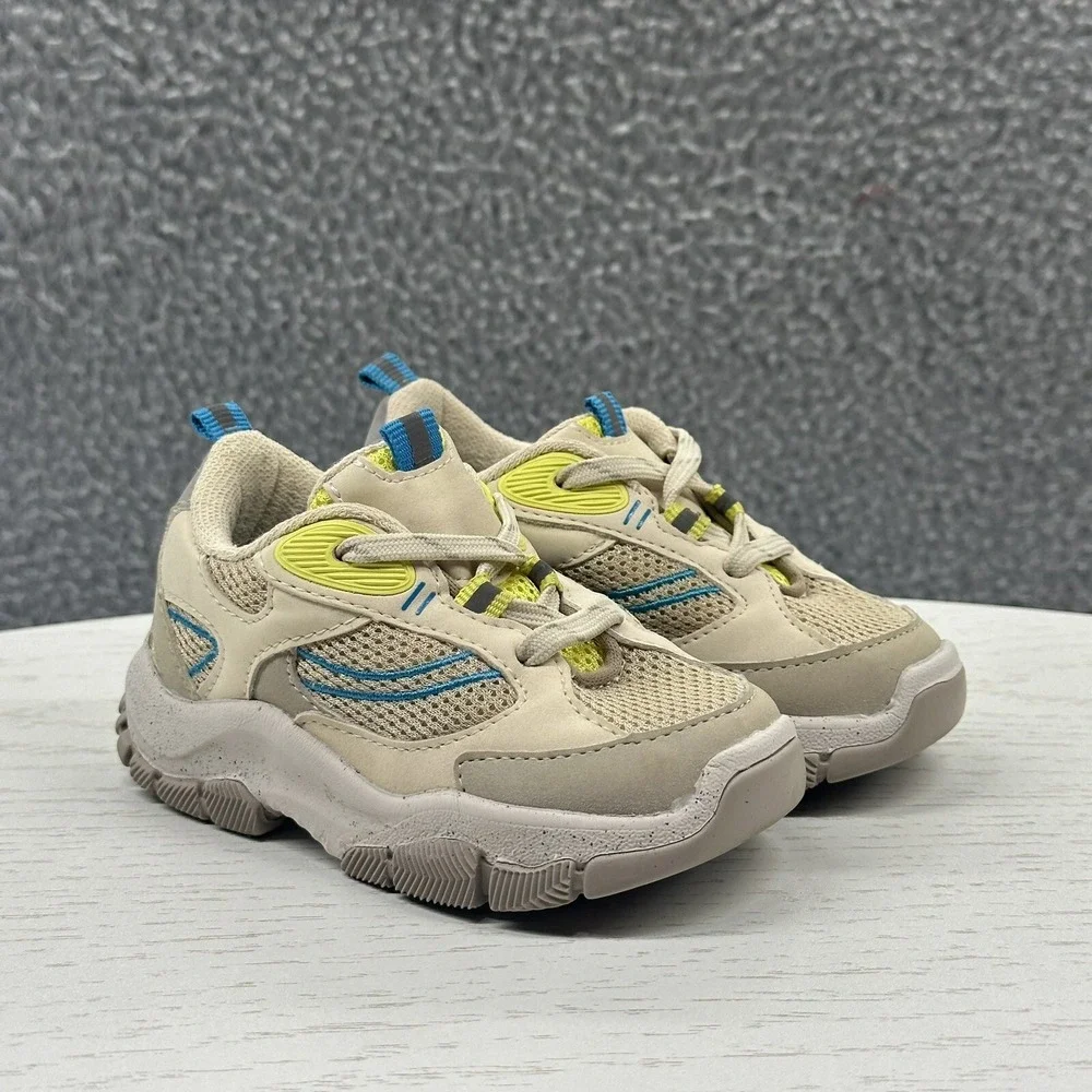 ZARA Kids Athletic Sneakers in Tan US Size 6 EUR 22